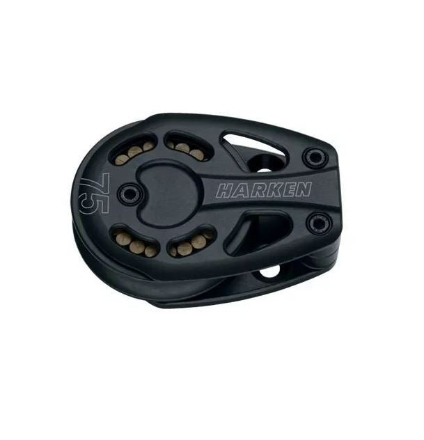 Harken 75mm Black Magic Umlenkblock, 1-scheibig